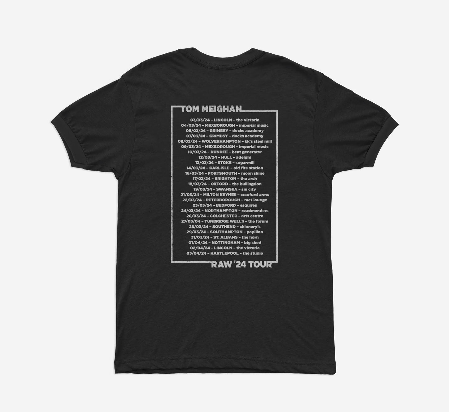 RAW '24 ACOUSTIC TOUR T-SHIRT